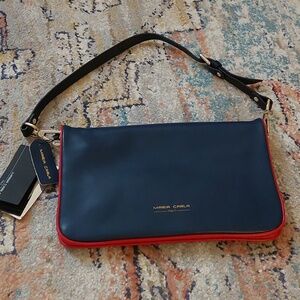 Maria Carla Leather Flap Handbag